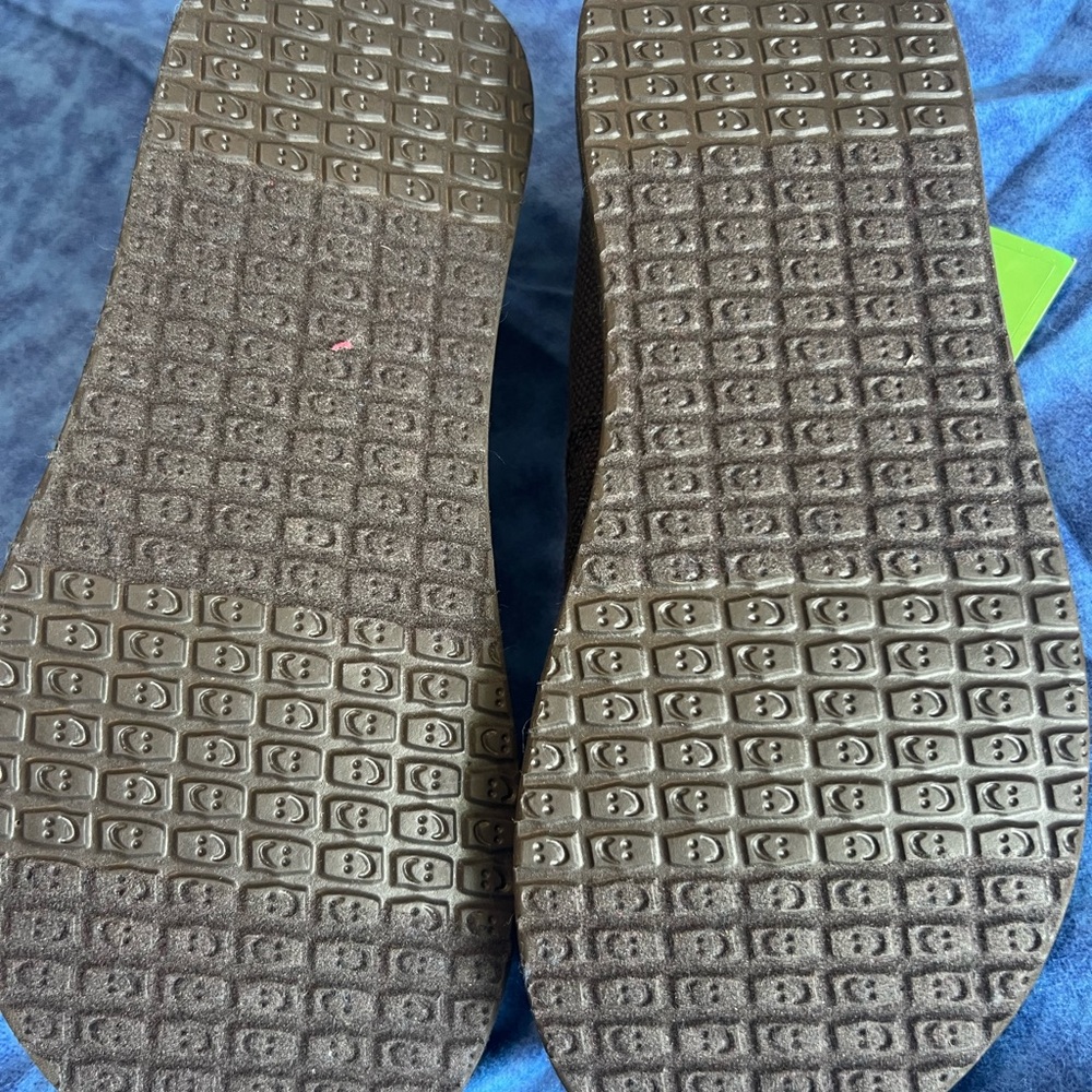 Sanuk Black Sidewalk Surfer Slip-Ons Comfort - Picture 4 of 4